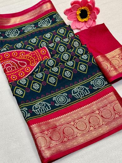 Vastrangan bandhani print saree from surat
